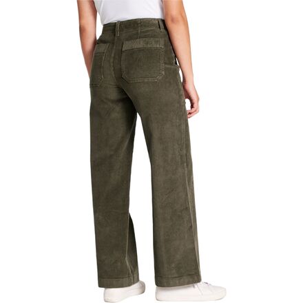 L.L.Bean - 207 Vintage Corduroy High Rise Wide Leg Reg Pant - Women's