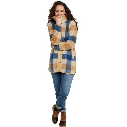 L.L. Bean - Bean's Sherpa Print Regular Coat - Women's