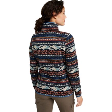 L.L. Bean - Bean's Sweater Fleece Print Regular Pullover - Women's