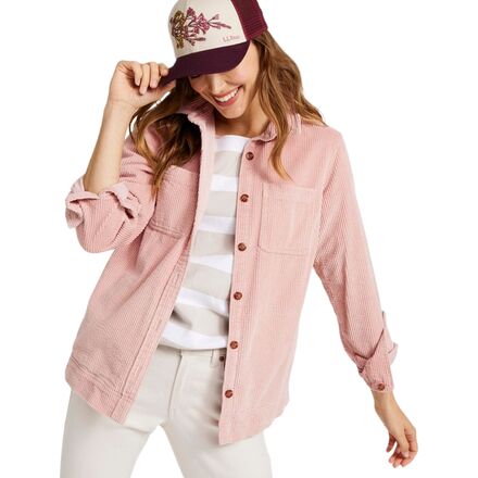 Comfort Corduroy Relaxed Long-Sleeve Regular Shirt - Women's