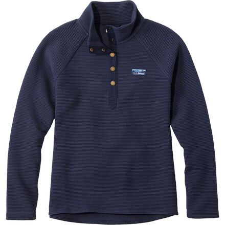Lakewashed Double-Knit 1/4 Snap Pullover - Women's