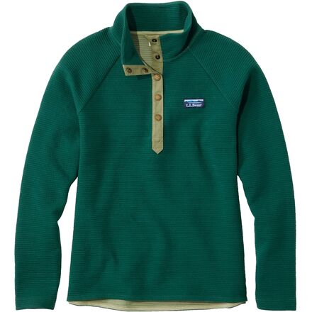 Lakewashed Double-Knit 1/4 Snap Regular Pullover - Women's