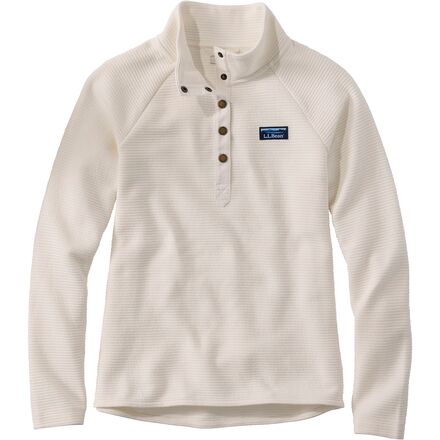 Lakewashed Double-Knit 1/4 Snap Pullover - Women's