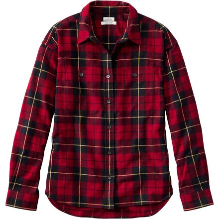 L.L.Bean - Scotch Plaid Heritage Boyfriend Regular Shirt - Women's