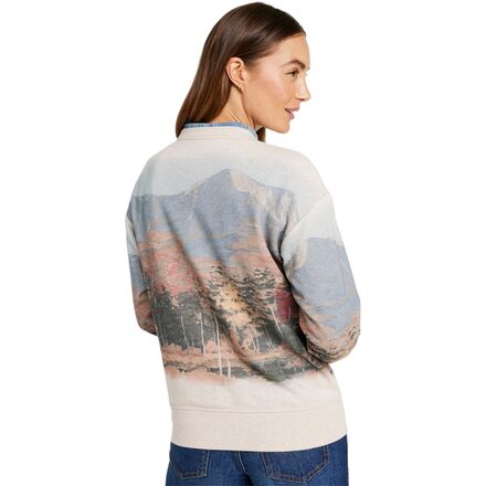 L.L.Bean - Signature Camp Print Regular Crewneck Sweatshirt - Women's