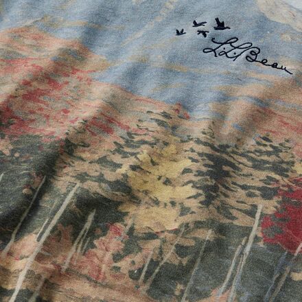 L.L.Bean - Signature Camp Print Regular Crewneck Sweatshirt - Women's