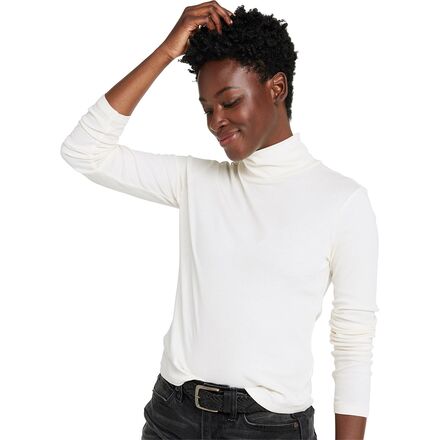 Signature Lightweight Cotton Turtleneck - Women's