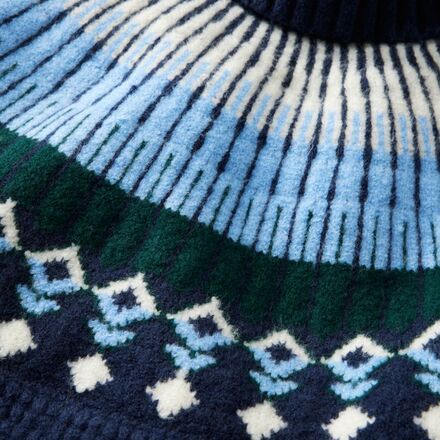 L.L.Bean - Supersoft Waffle Fair Isle Reg Turtleneck Sweater - Women's