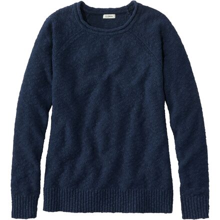 Midweight Cotton Slub Rollneck Regular Pullover - Women's
