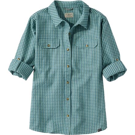 L.L.Bean - No Fly Zone Plaid Explorer Long-Sleeve Shirt - Women's
