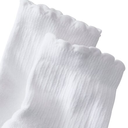 L.L.Bean - Scalloped Edge Micro Crew Sock - Women's - 2-Pack