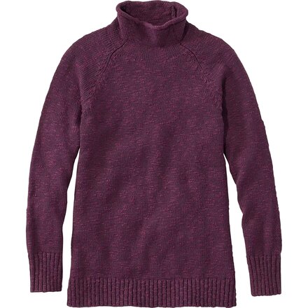 Cotton Ragg Funnelneck Pullover Sweater - Women's