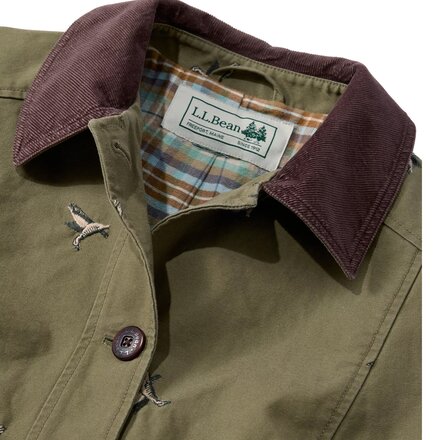 L.L.Bean - Adirondack Barn Flannel Lined Print Regular Coat - Women's