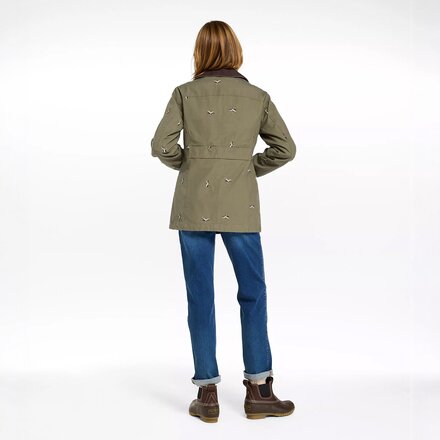 L.L.Bean - Adirondack Barn Flannel Lined Print Regular Coat - Women's