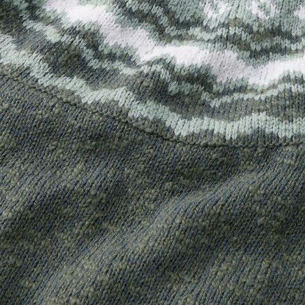 L.L.Bean - Cotton Ragg Relaxed Yoke Fair Isle Crewneck Sweater -Women's