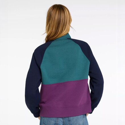 L.L.Bean - Mountain Classic Color Block 1/2-Zip Sweatshirt - Women's