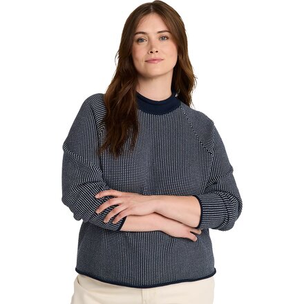 The Original Double L Rollneck Birdseye Sweater - Women's