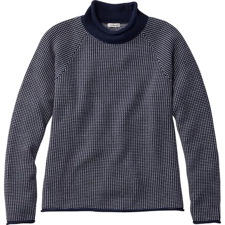 L.L.Bean - The Original Double L Rollneck Birdseye Sweater - Women's