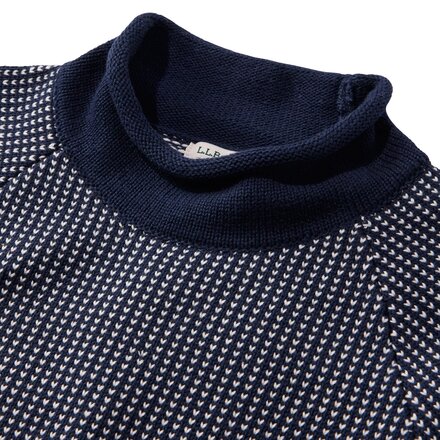 L.L.Bean - The Original Double L Rollneck Birdseye Sweater - Women's