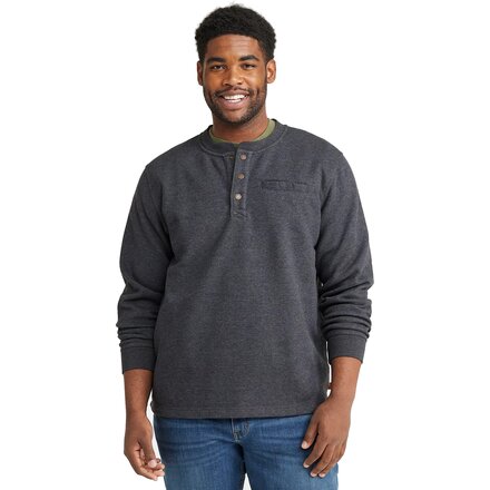 Katahdin Iron Works Waffle Fleece Henley - Men's