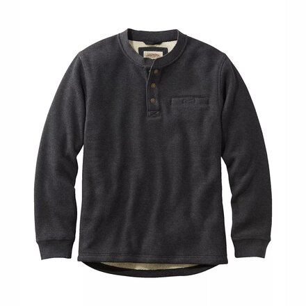 L.L.Bean - Katahdin Iron Works Waffle Fleece Henley - Men's