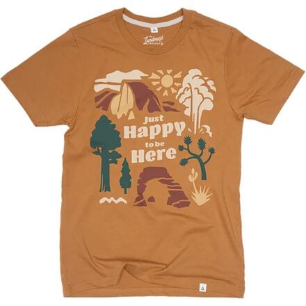 Landmark Project - Just Happy To Be Here Short-Sleeve T-Shirt - Canyon