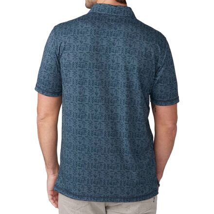 Linksoul - Delray Print Polo Shirt - Men's