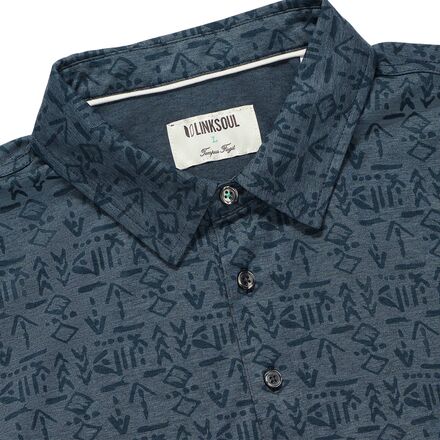 Linksoul - Delray Print Polo Shirt - Men's