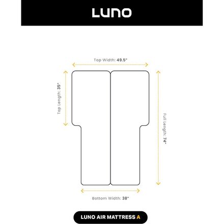 Luno - 2.0 Air Mattress - Dark Grey