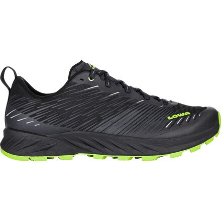 Lowa - Amplux Trail Running Shoe - Men's - Black/Lime