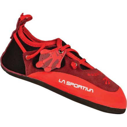 La Sportiva - Stickit FriXion RS Climbing Shoe - Kids' - Chili/Poppy
