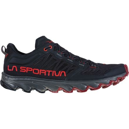 La Sportiva - Helios III Trail Running Shoe - Men's - Black/Poppy