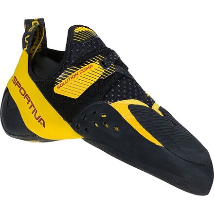La Sportiva - Solution Comp Climbing Shoe - Black/Yellow