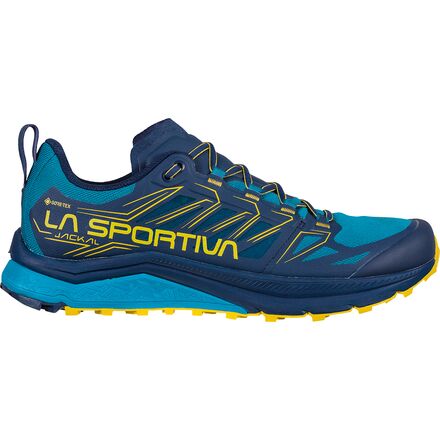 La Sportiva - Jackal GTX Trail Running Shoe - Men's - Night Blue/Moss