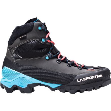 La Sportiva - Aequilibrium LT GTX Mountaineering Boot - Women's - Black/Hibiscus