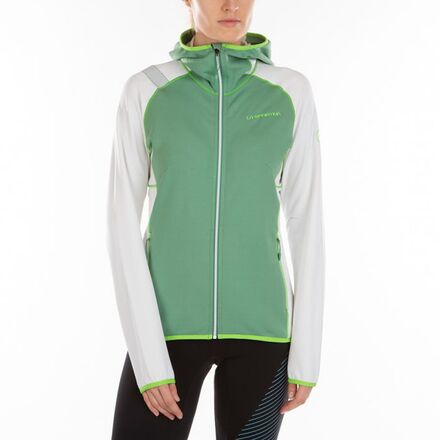 La Sportiva - Alaris Hooded Jacket - Women's - Grass Green/White