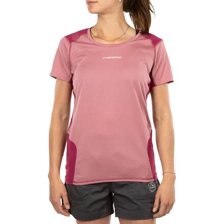 La Sportiva - Compass T-Shirt - Women's - Blush/Red Plum