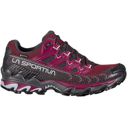 La Sportiva - Ultra Raptor II GTX Trail Running Shoe - Women's - Red Plum/Carbon