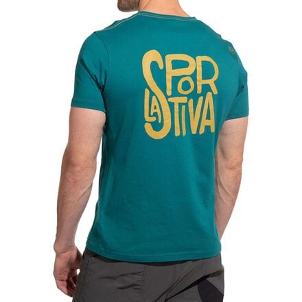 La Sportiva - Back Logo T-Shirt - Men's - Everglade