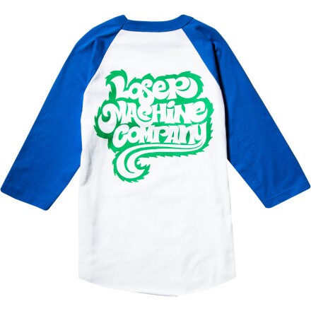 Loser Machine - Green Fingers Raglan T-Shirt - 3/4-Sleeve - Men's