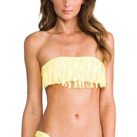 L Space - Fringe Knotted Dolly Bikini Top - Women's