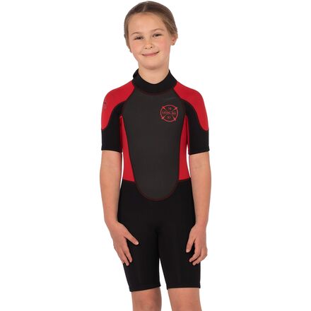 Level 6 - Shorty Wetsuit - Kids' - Red/Black