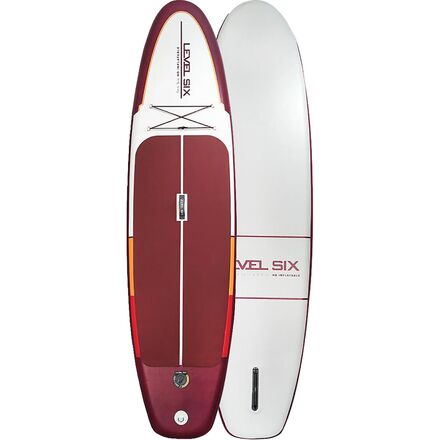 Level 6 - HD Inflatable Stand-Up Paddleboard Package - Mahogany TriColour