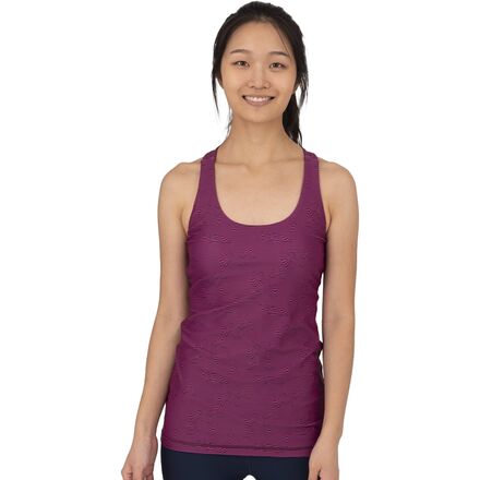Level 6 - Clearwater Tankini Top - Women's - Bright Violet Rhythm Wave