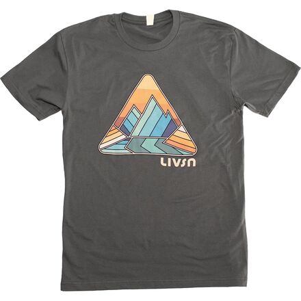 Livsn - Glass Mountain T-Shirt - Men's - Charcoal