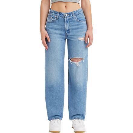 Levi's - Baggy Dad Pant - Women's - In The Middle W Damage