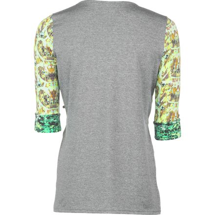 Maaji - Blazing Lime Shirt - 3/4-Sleeve - Women's