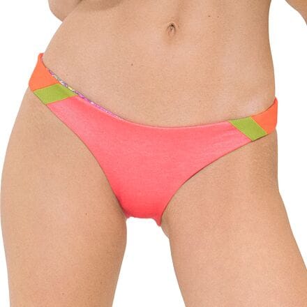 Maaji - Fandango Flirt Thin Side Bikini Bottom - Women's - Pink
