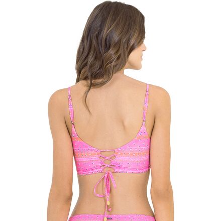 Maaji - Ornate Borders Ceci Sporty Bralette Bikini Top - Women's