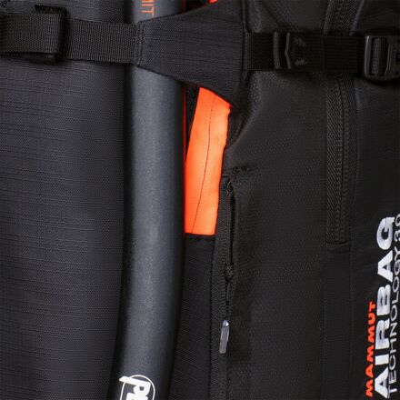 Mammut - Pro Protection 35-45L Airbag 3.0 Backpack - Black/Vibrant Orange